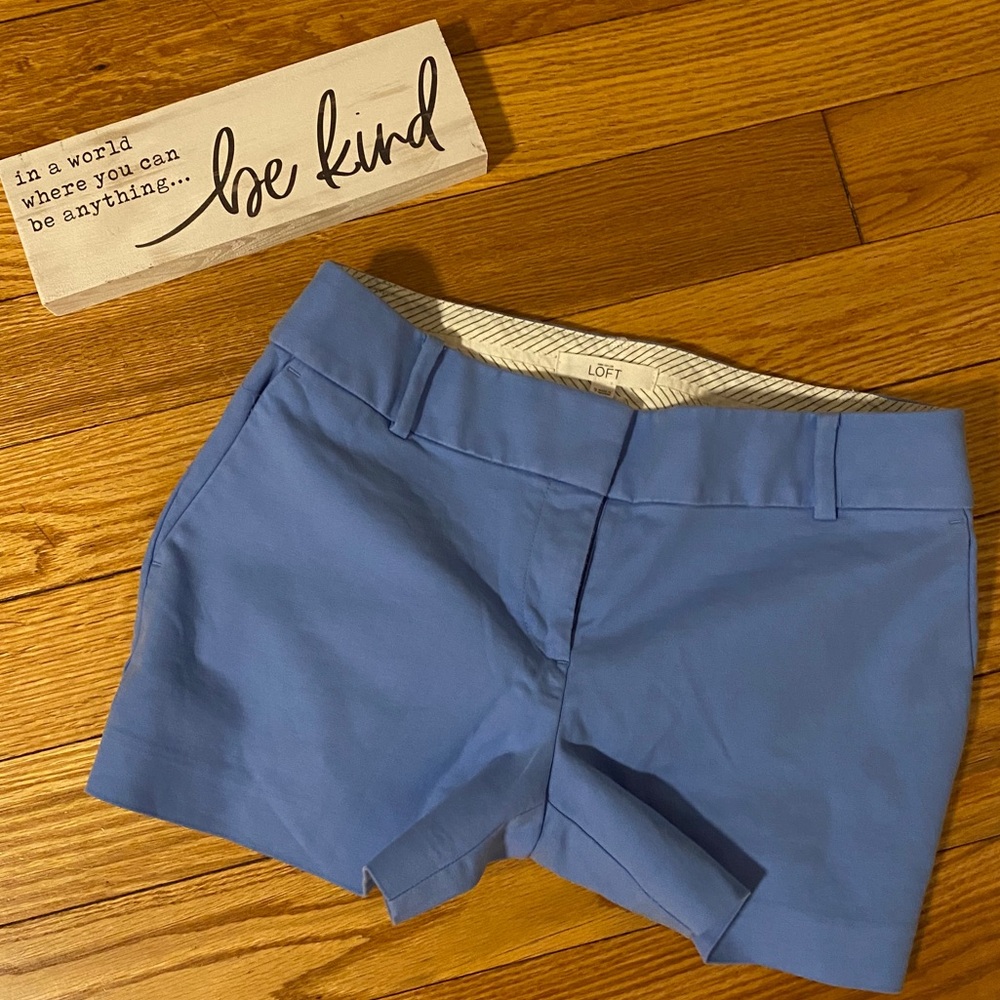 Ann Taylor LOFT - Blue Riviera Shorts